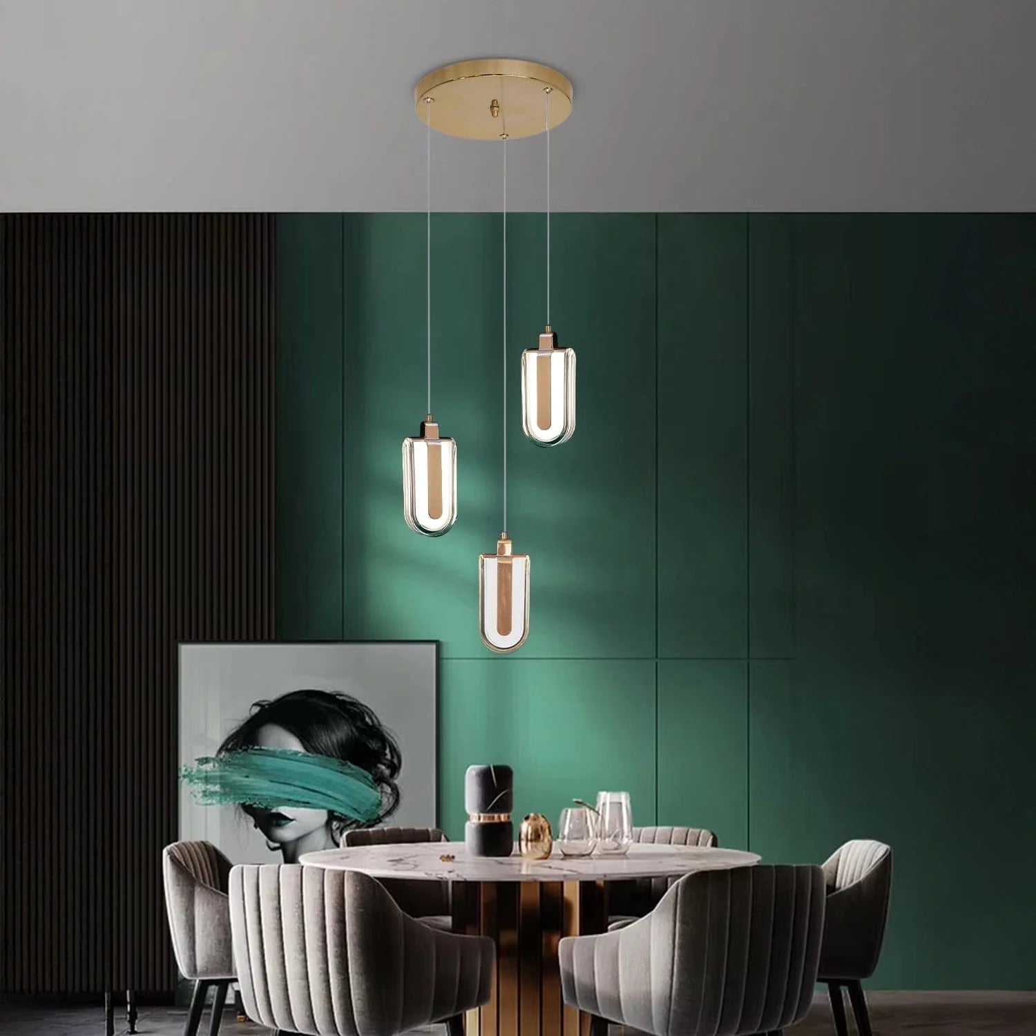 Sunlit Drape Pendant Light