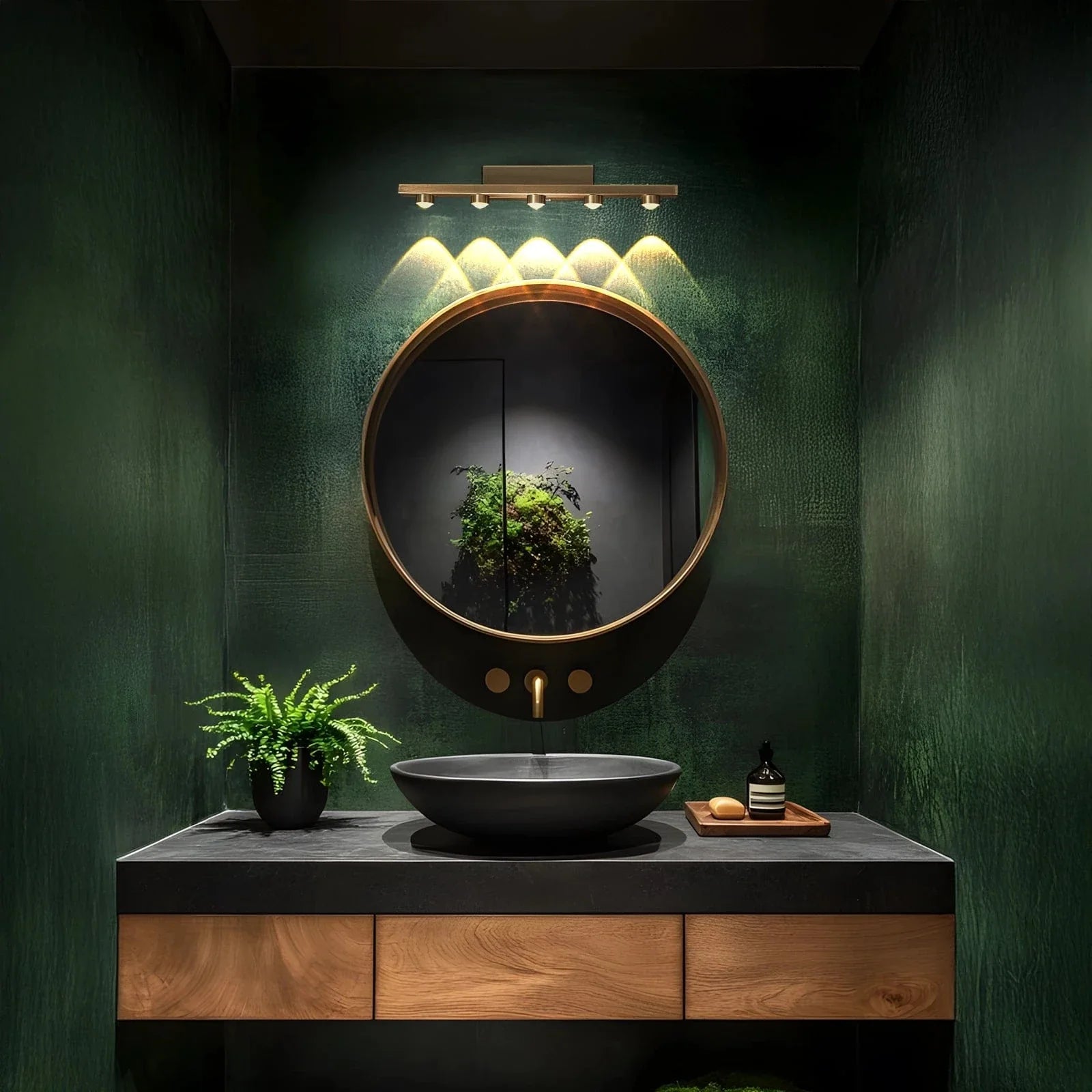 Golden Horizon Wall Mirror Light (Picture Light)