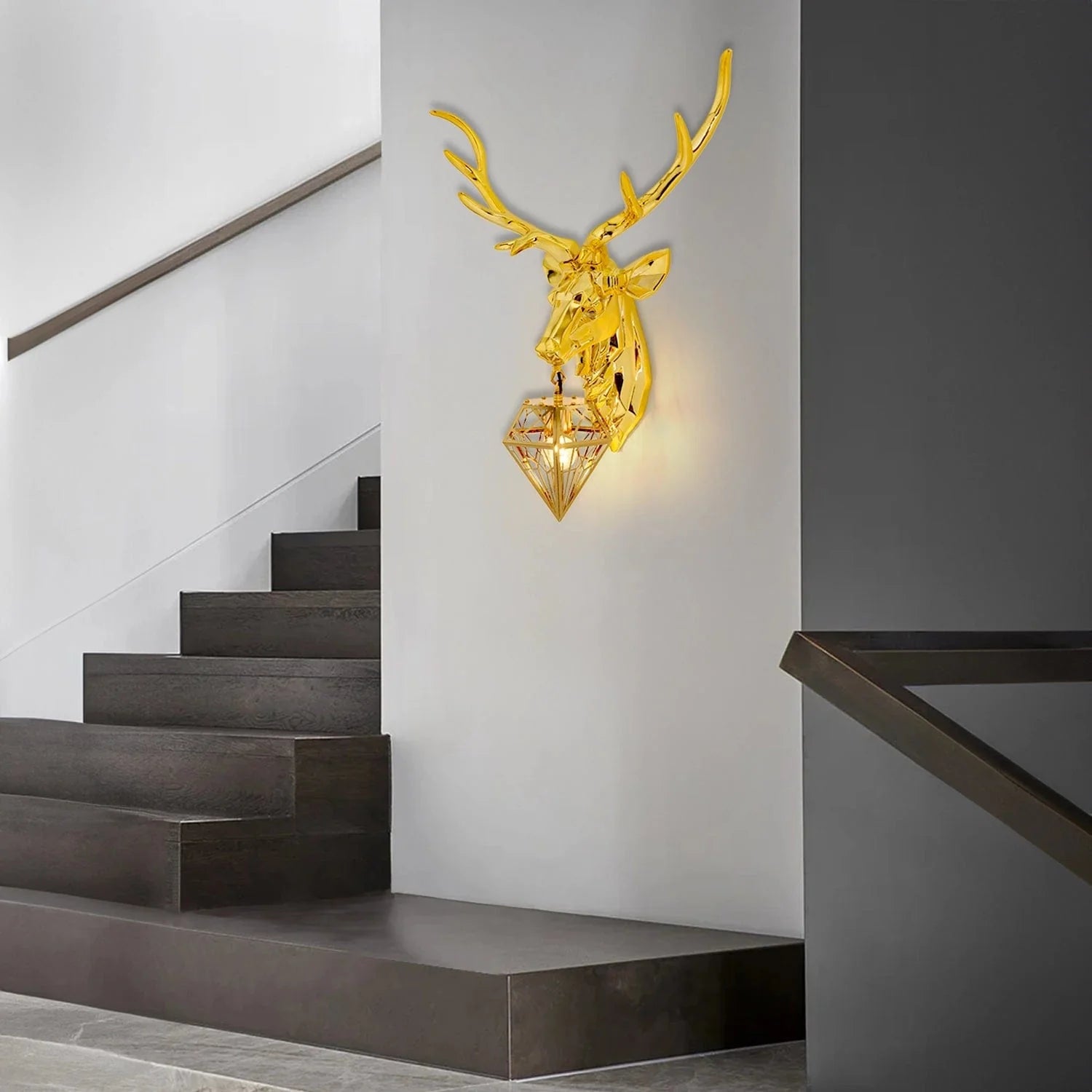 Alpha Stag Wall Light