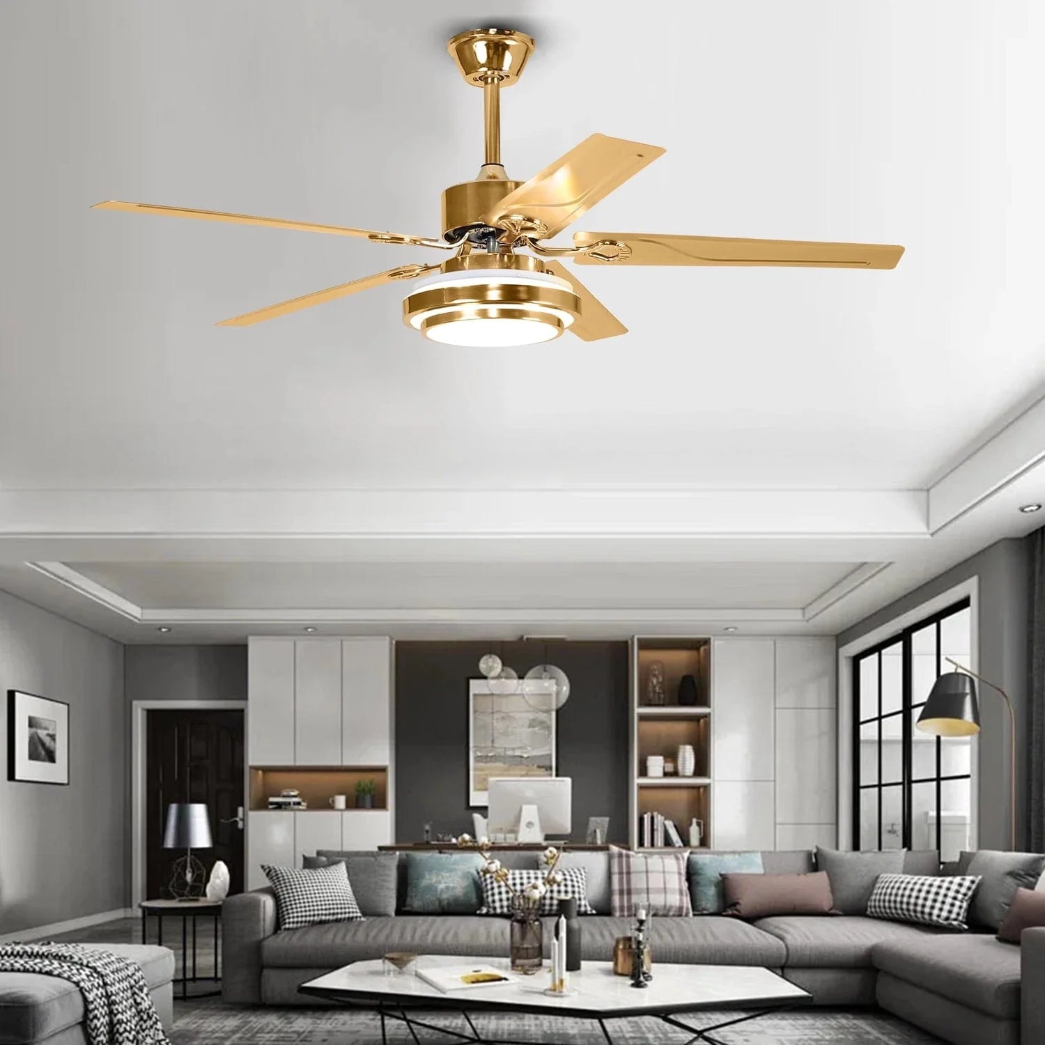 Golden Breeze Luxe Ceiling Fan