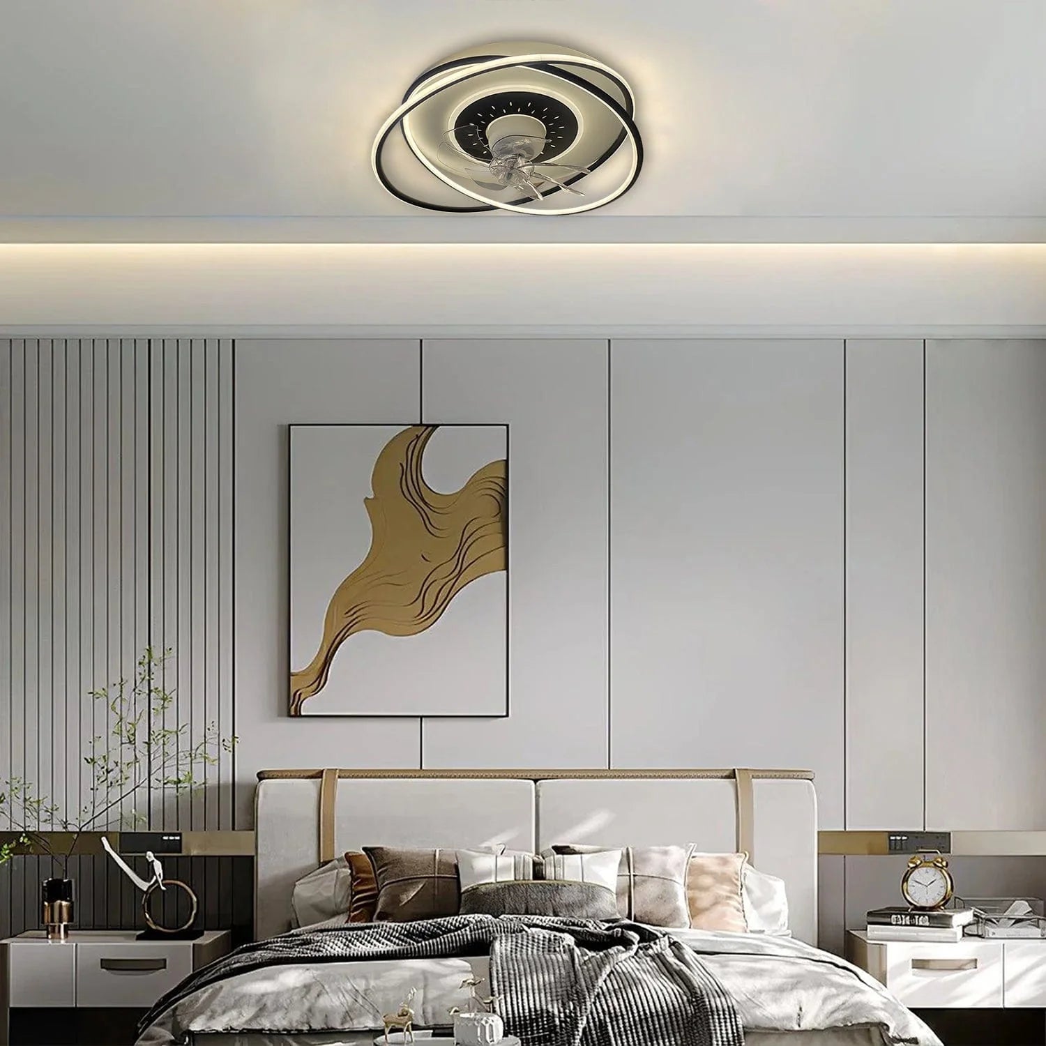 Radiant Breeze Chandelier Fan