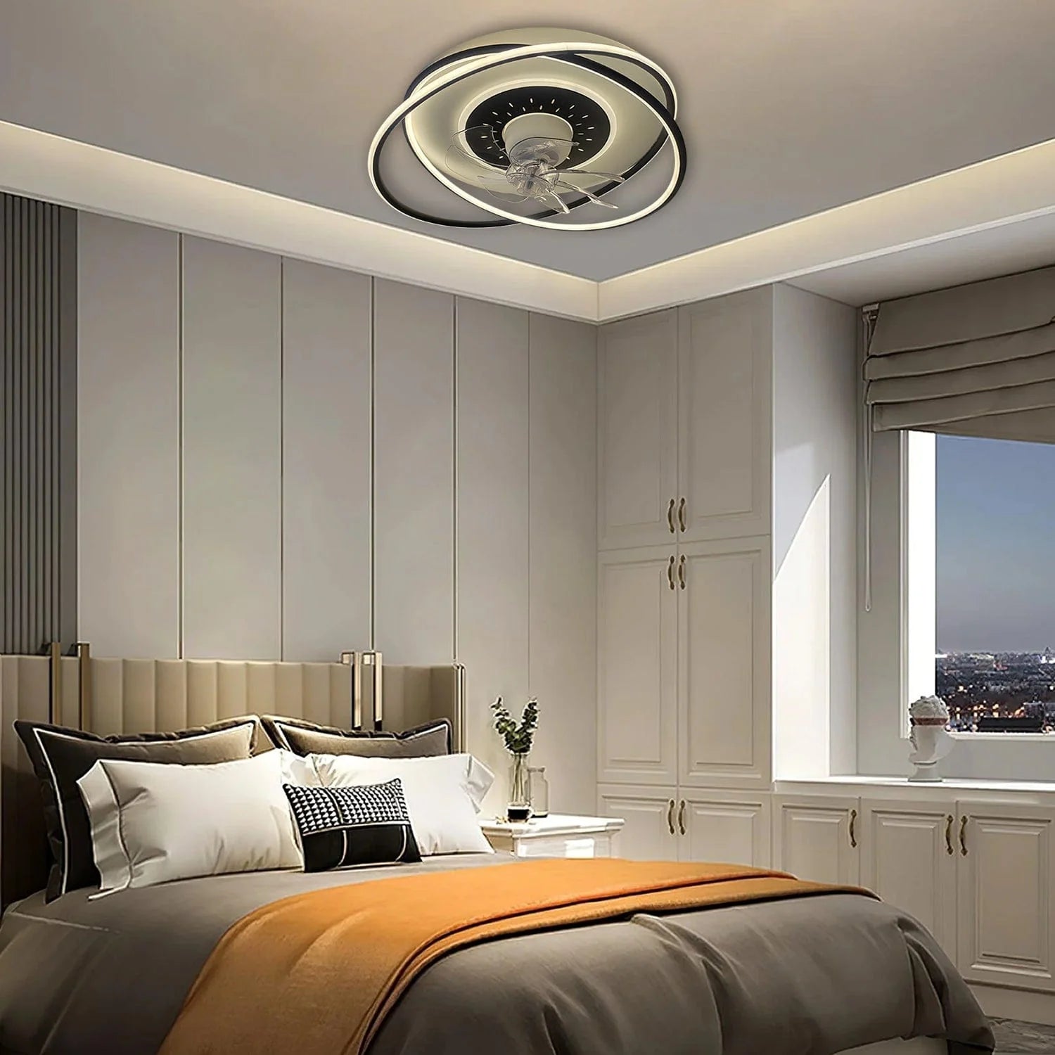 Radiant Breeze Chandelier Fan