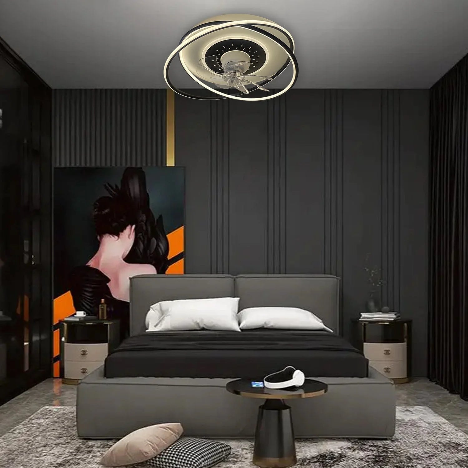 Radiant Breeze Chandelier Fan