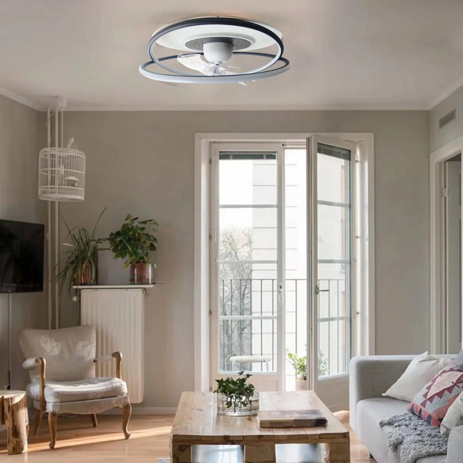 Radiant Breeze Chandelier Fan