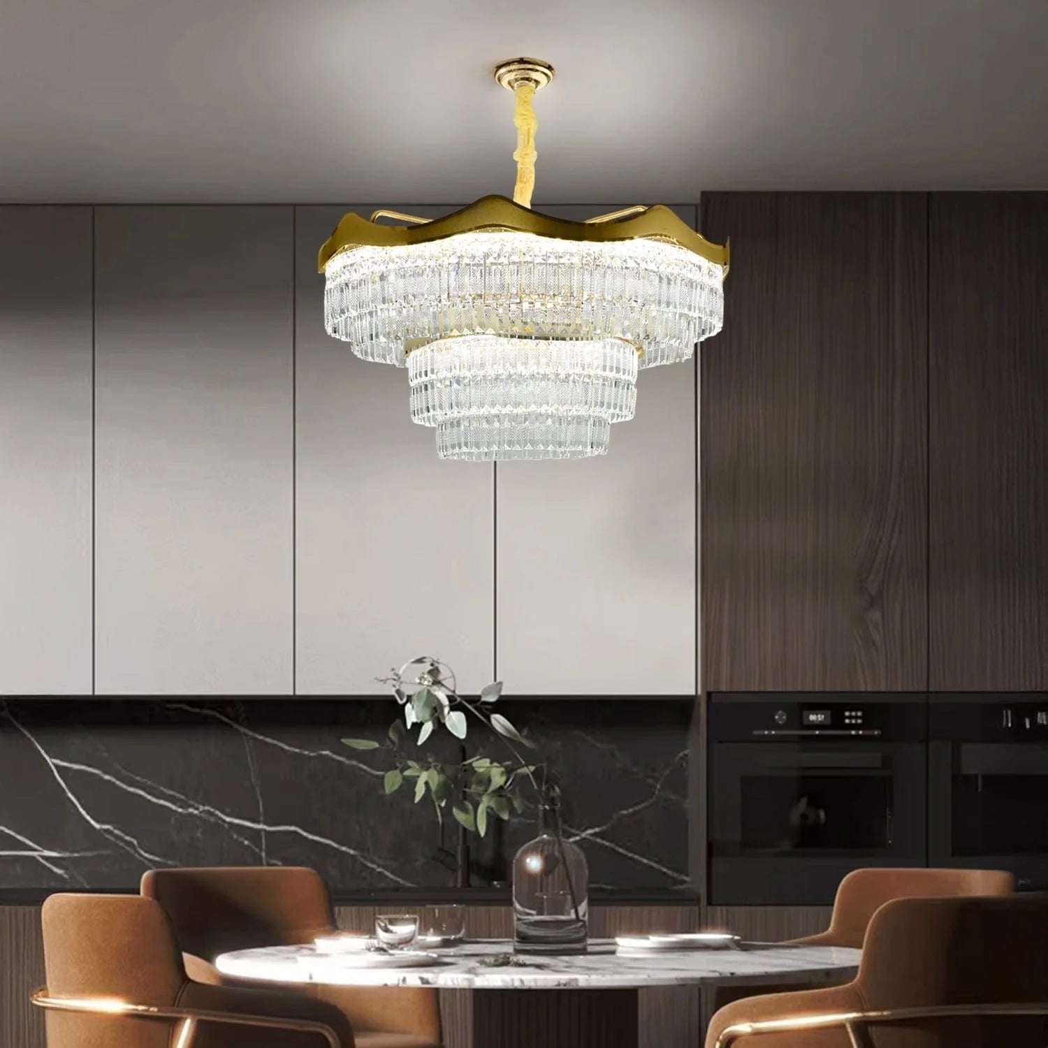 Luxe Prism Chandelier