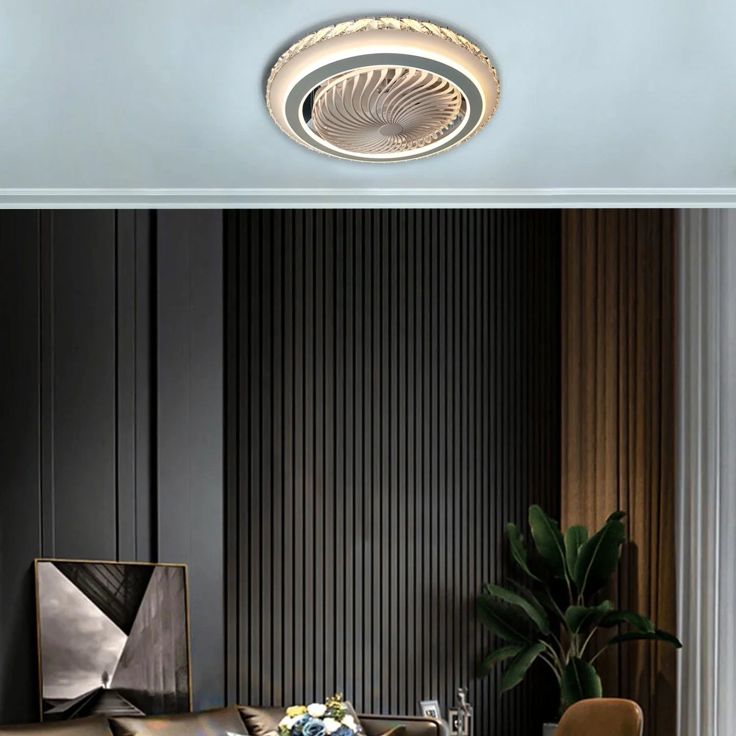 Breeze Bloom Chandelier Fan