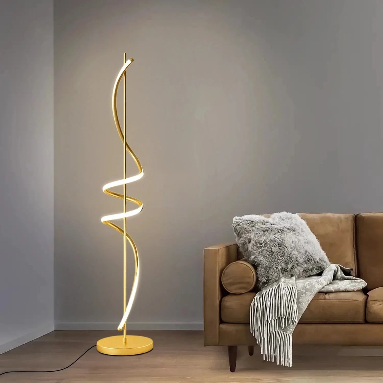 Solstice Swirl Floor Lamp