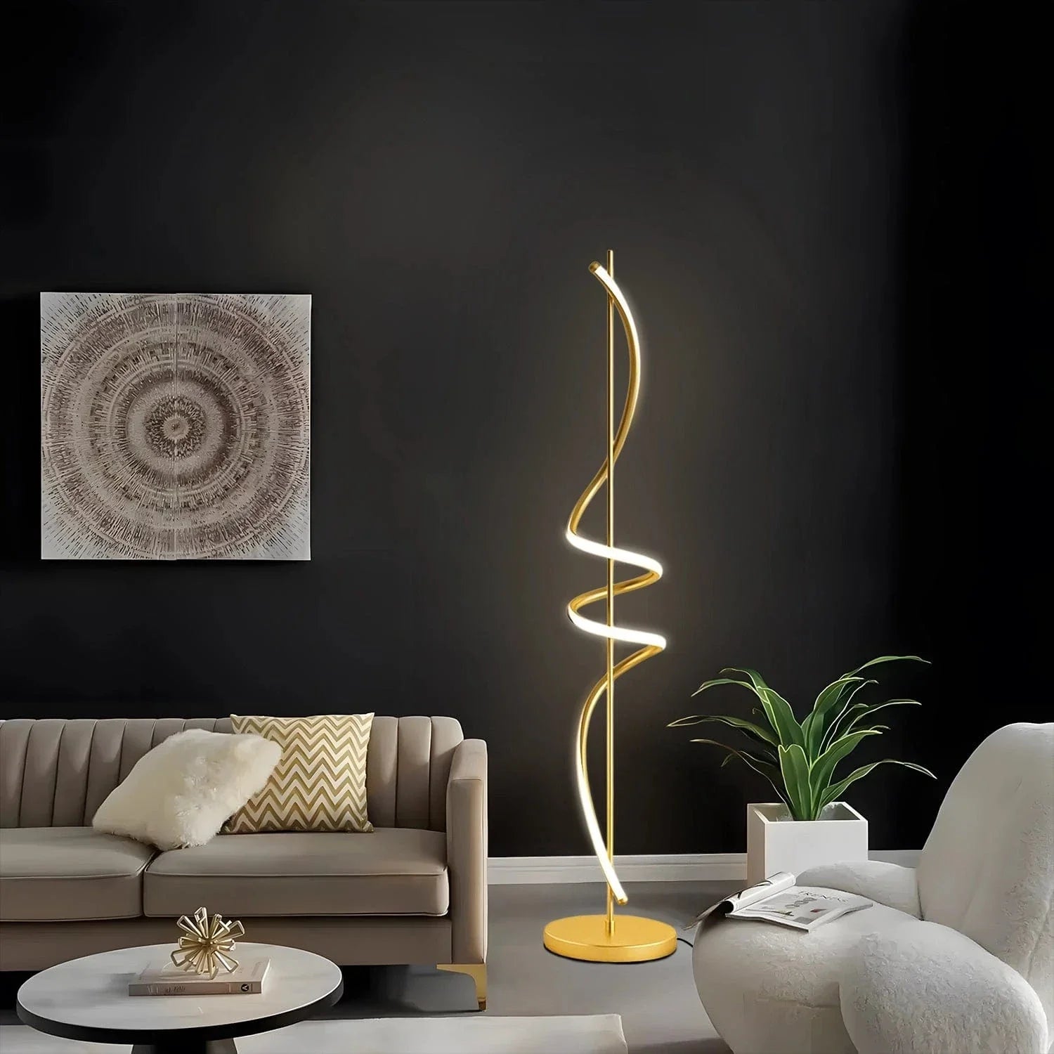 Solstice Swirl Floor Lamp