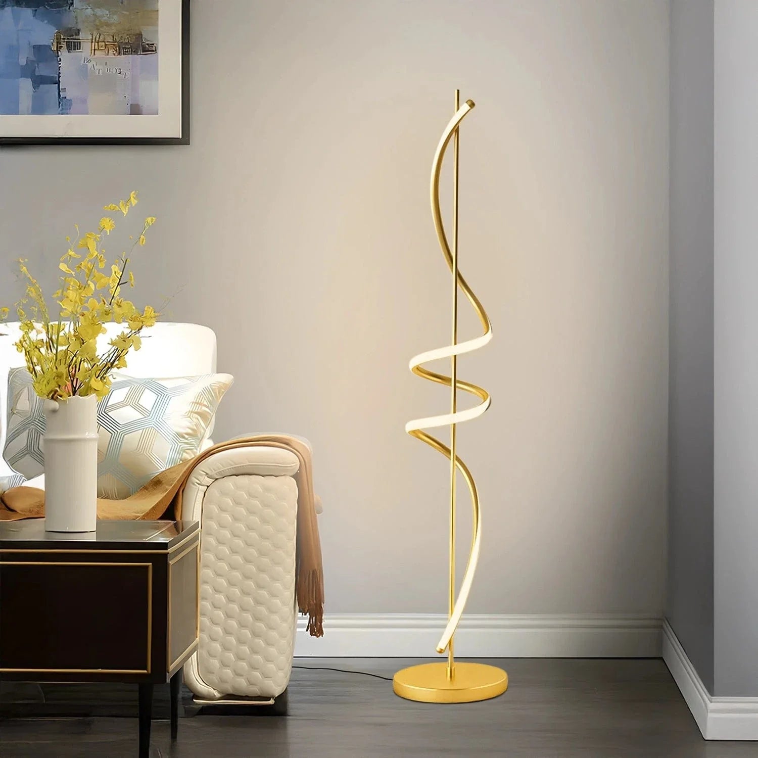 Solstice Swirl Floor Lamp