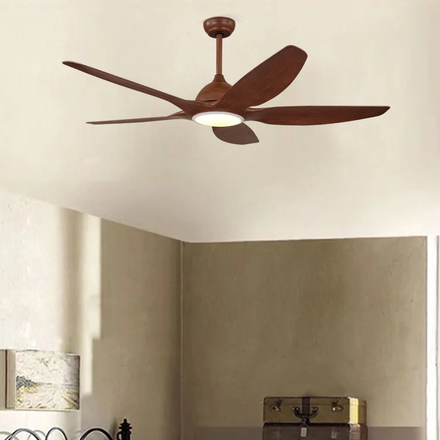 Timber Glow Chandelier Ceiling Fan 60