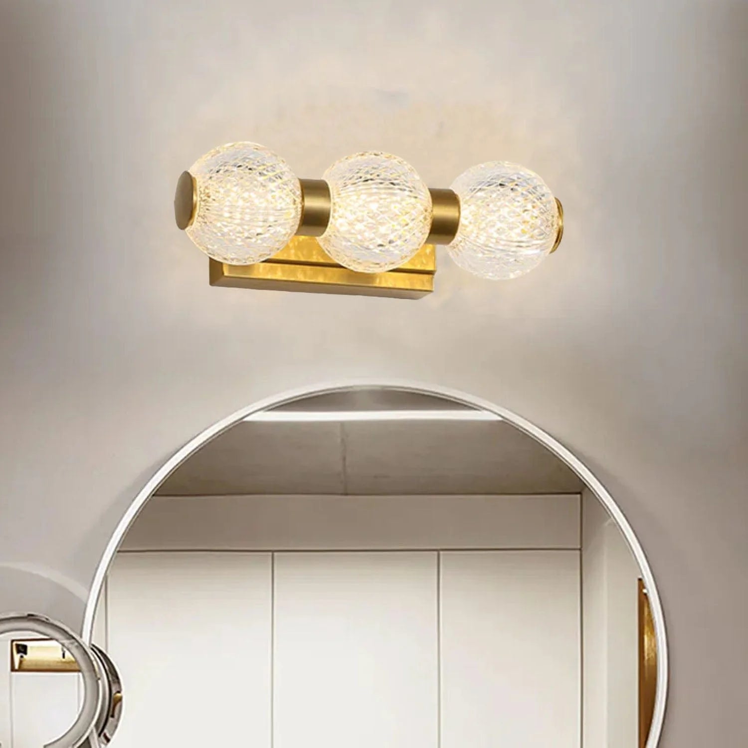 Trifecta LED Wall Light Mirrors