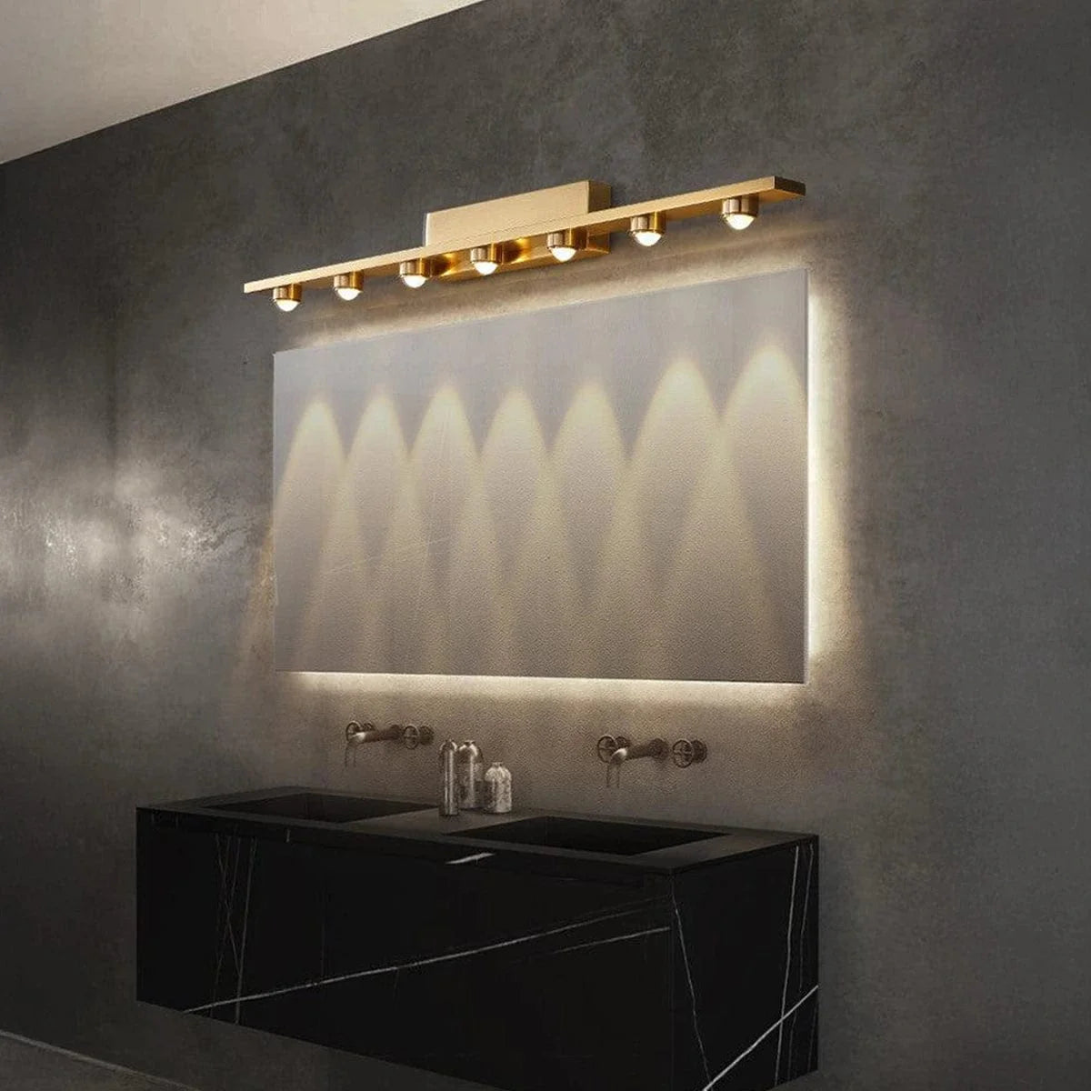 Golden Horizon Wall Mirror Light (Picture Light)