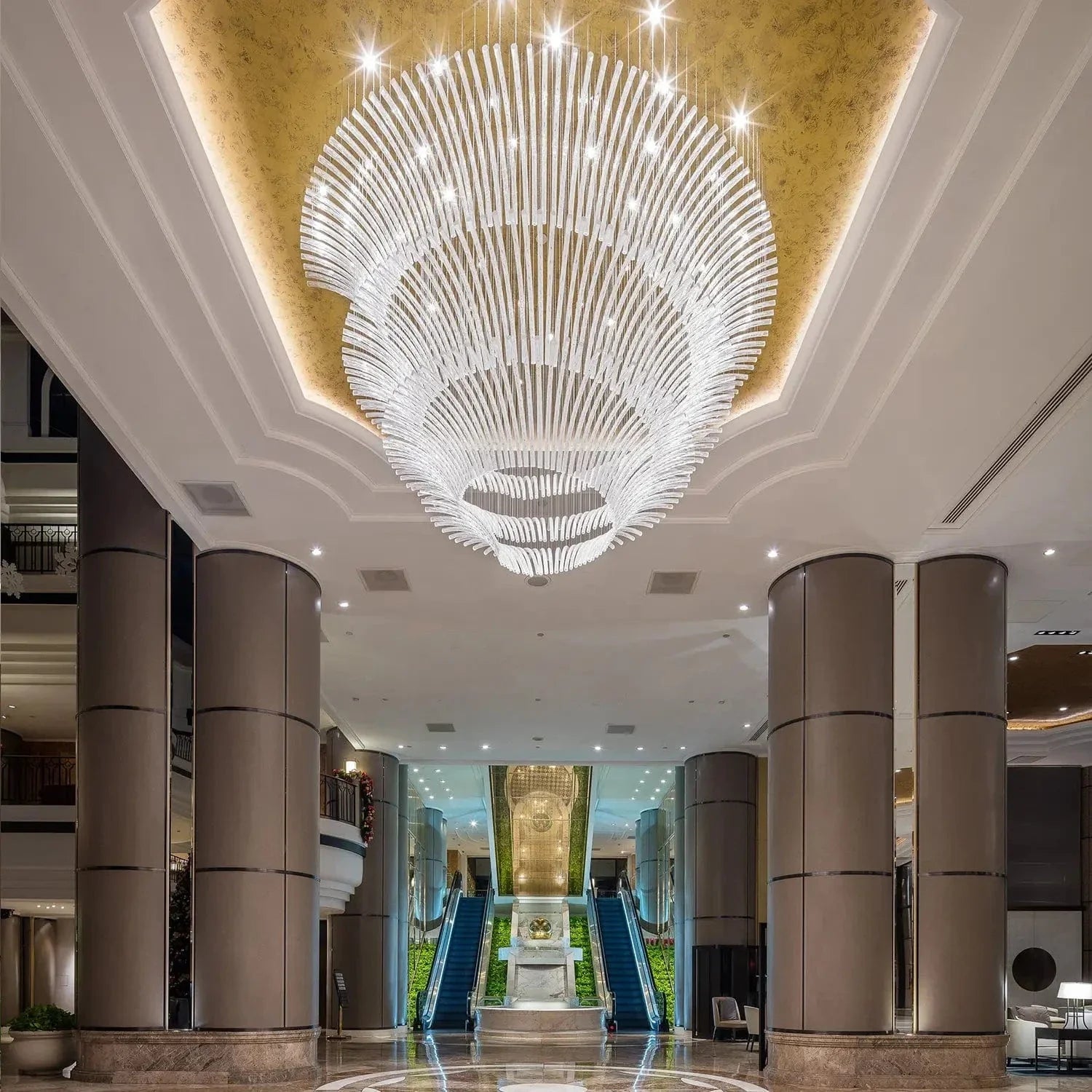 Optiglo Glass Chandelier – Lumora Lights