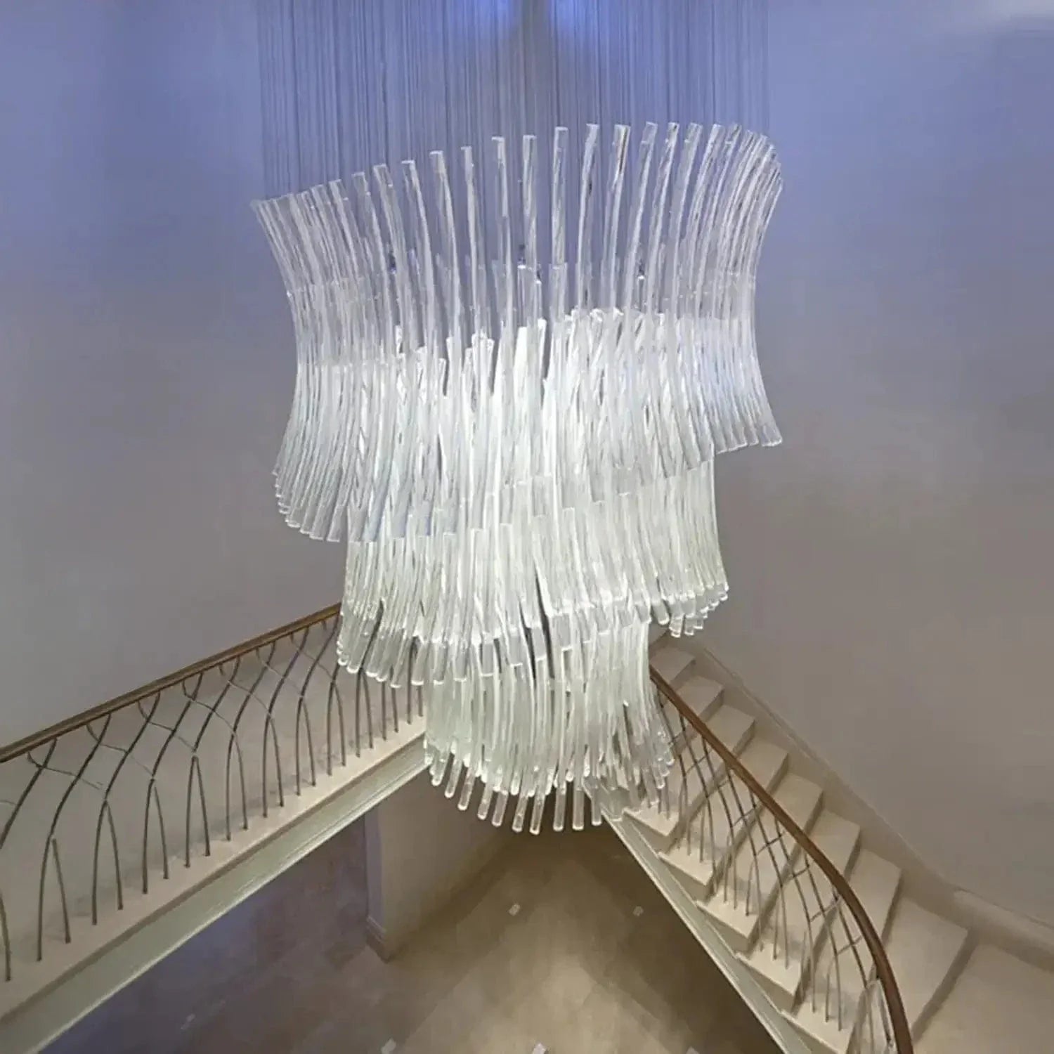 Optiglo Glass Chandelier – Lumora Lights