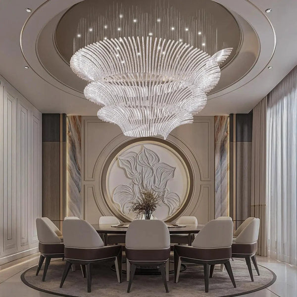 Optiglo Glass Chandelier – Lumora Lights