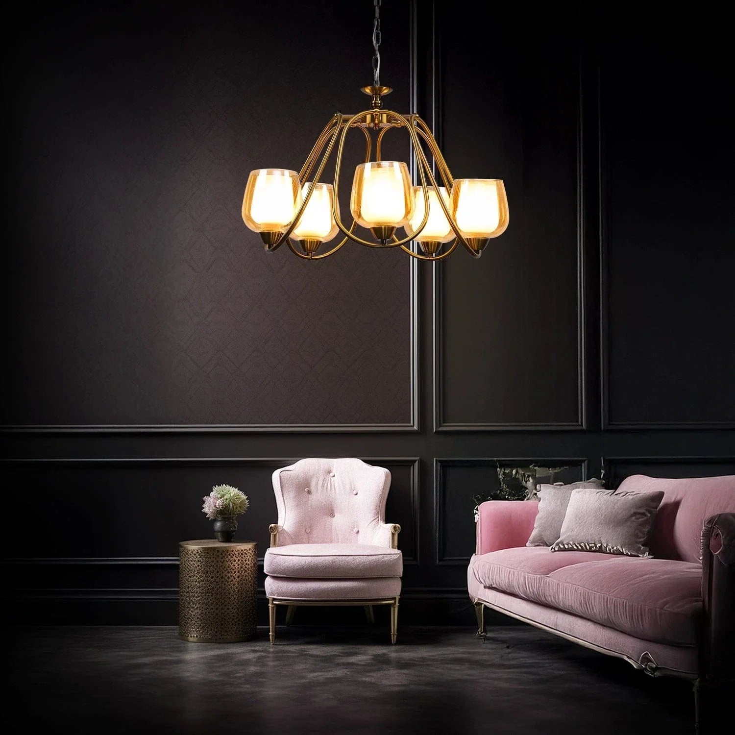 Elara Crown Chandelier