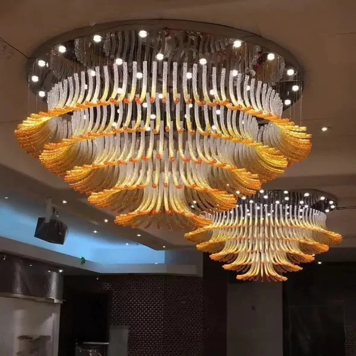Optiglo Glass Chandelier – Lumora Lights