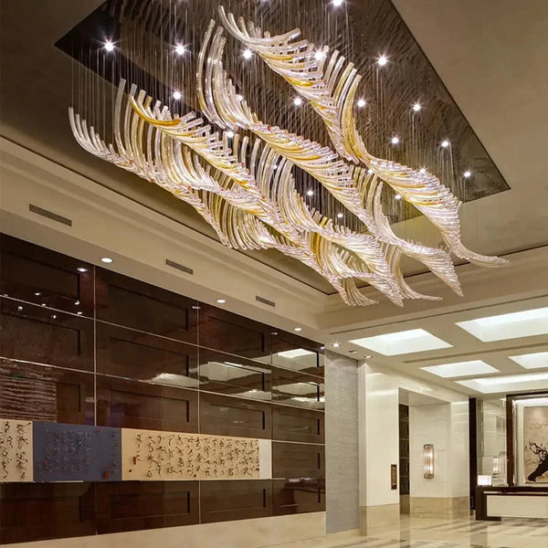 Optiglo Glass Chandelier – Lumora Lights