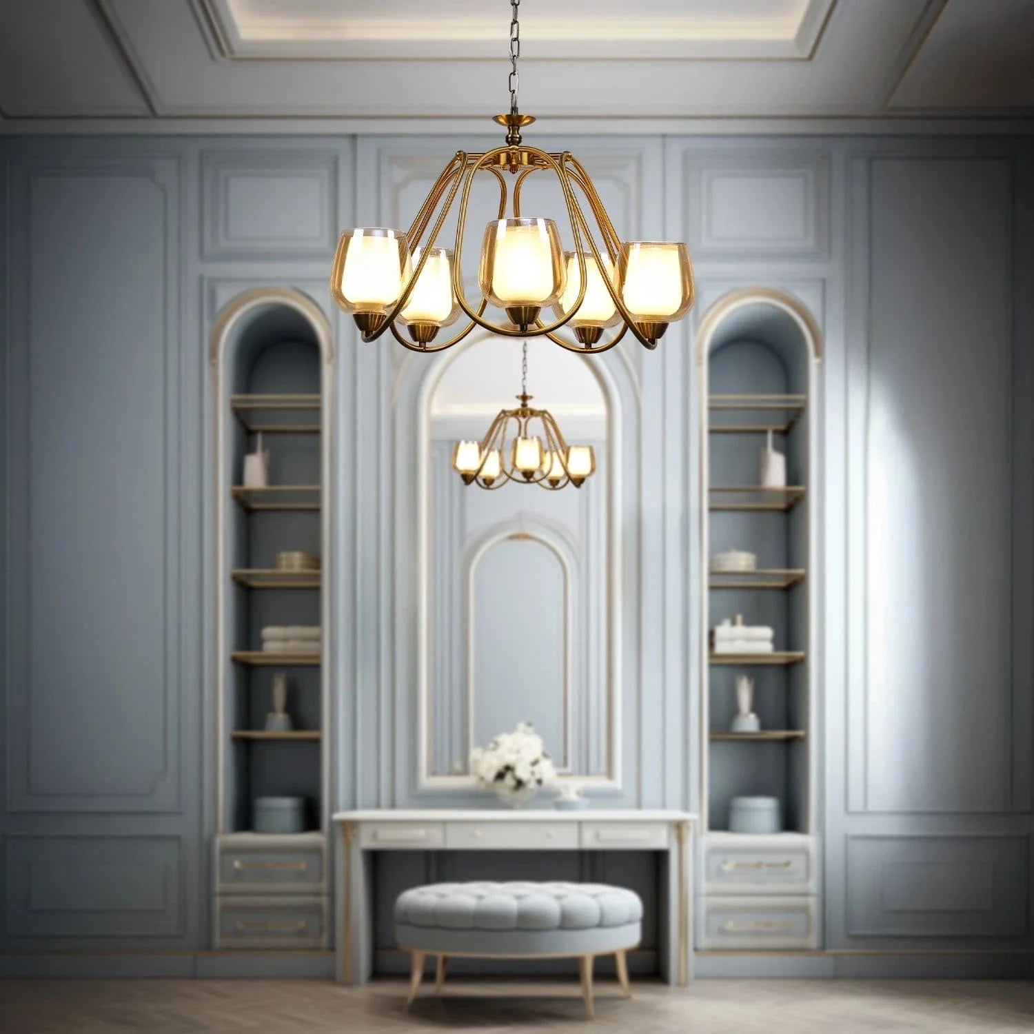 Elara Crown Chandelier