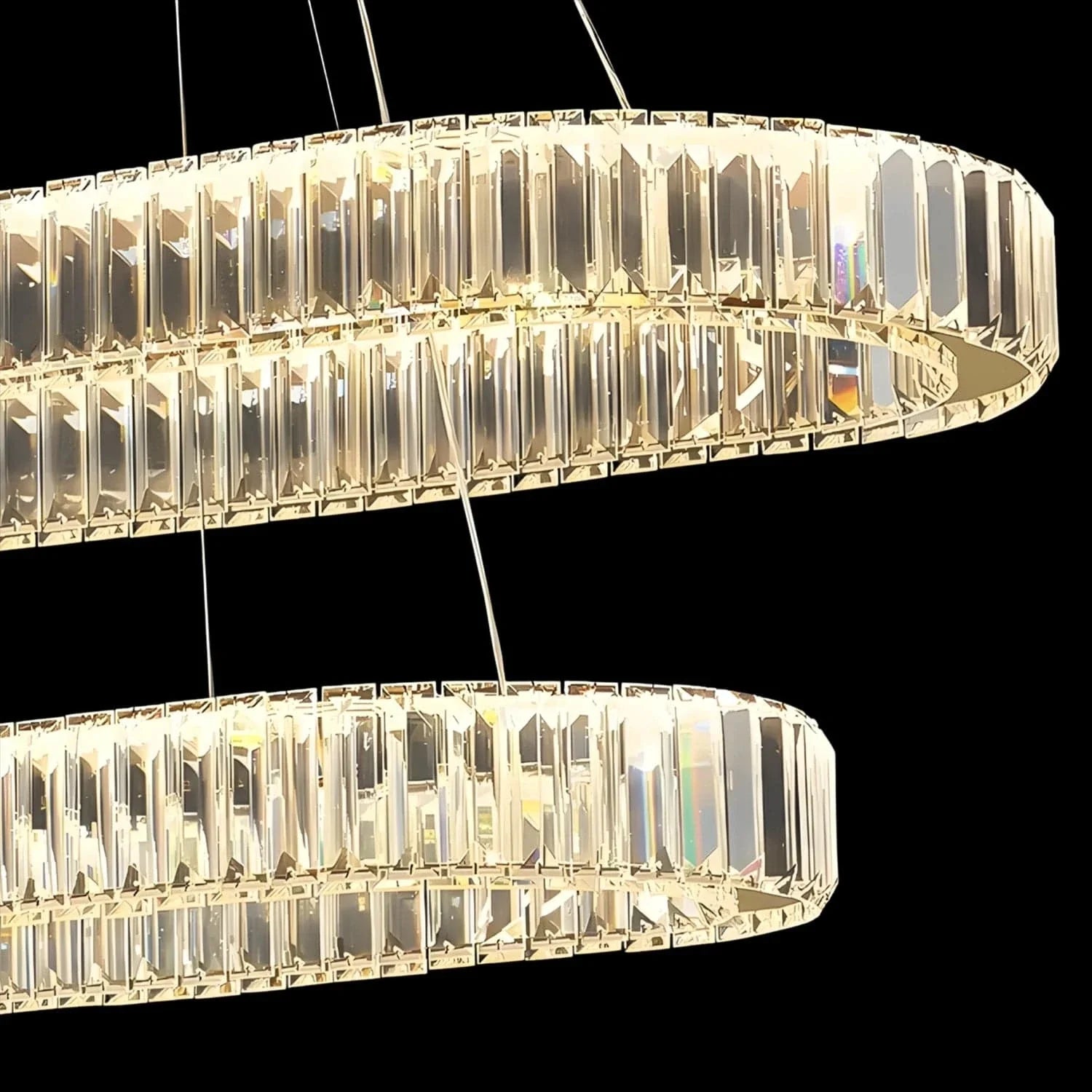 Celestial Dual Ring Chandelier