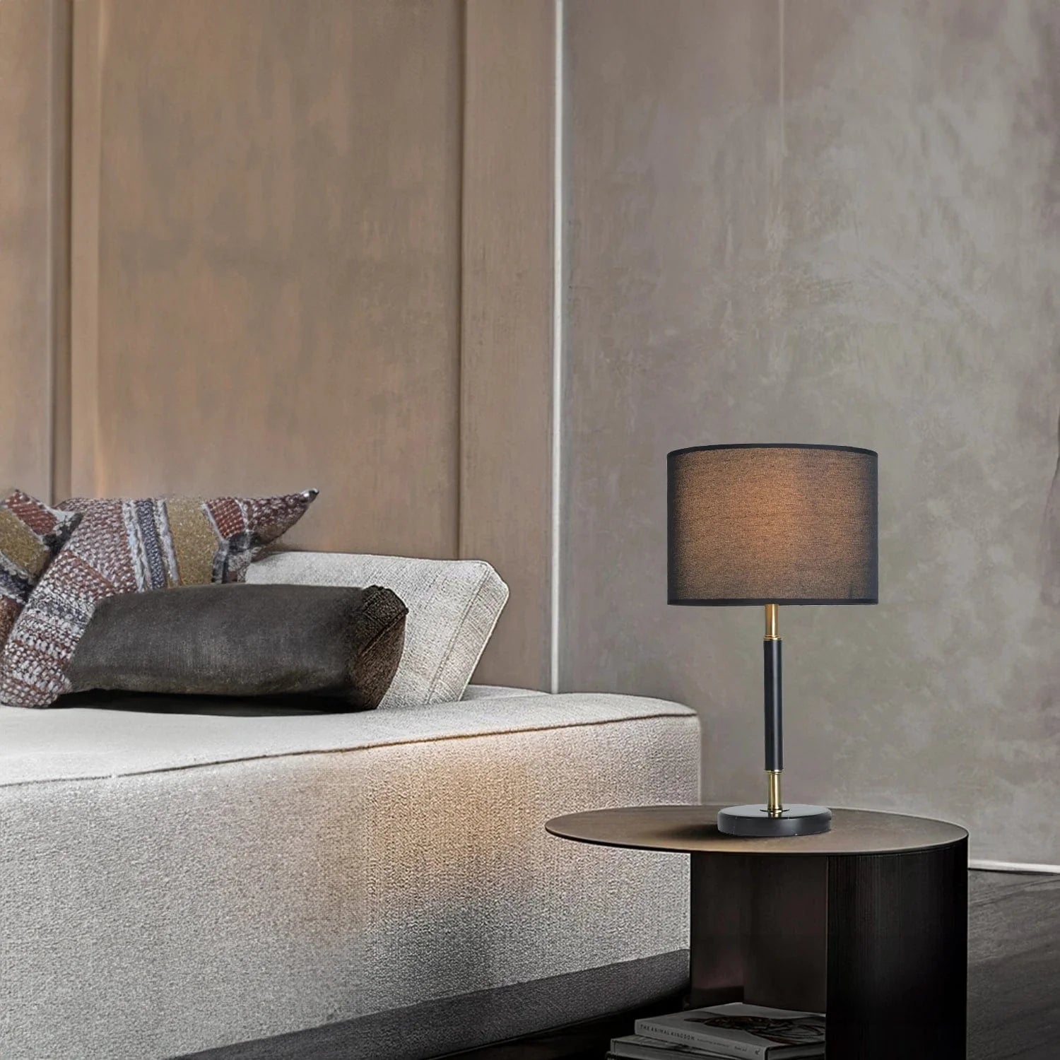 Noir Elegance Table Lamp