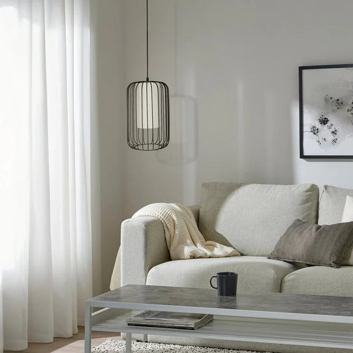 Metal Cage Hanging Light