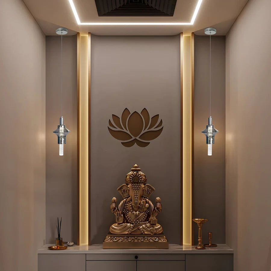 Divine Lantern Temple Light - Hanging Light for Pooja Rooma