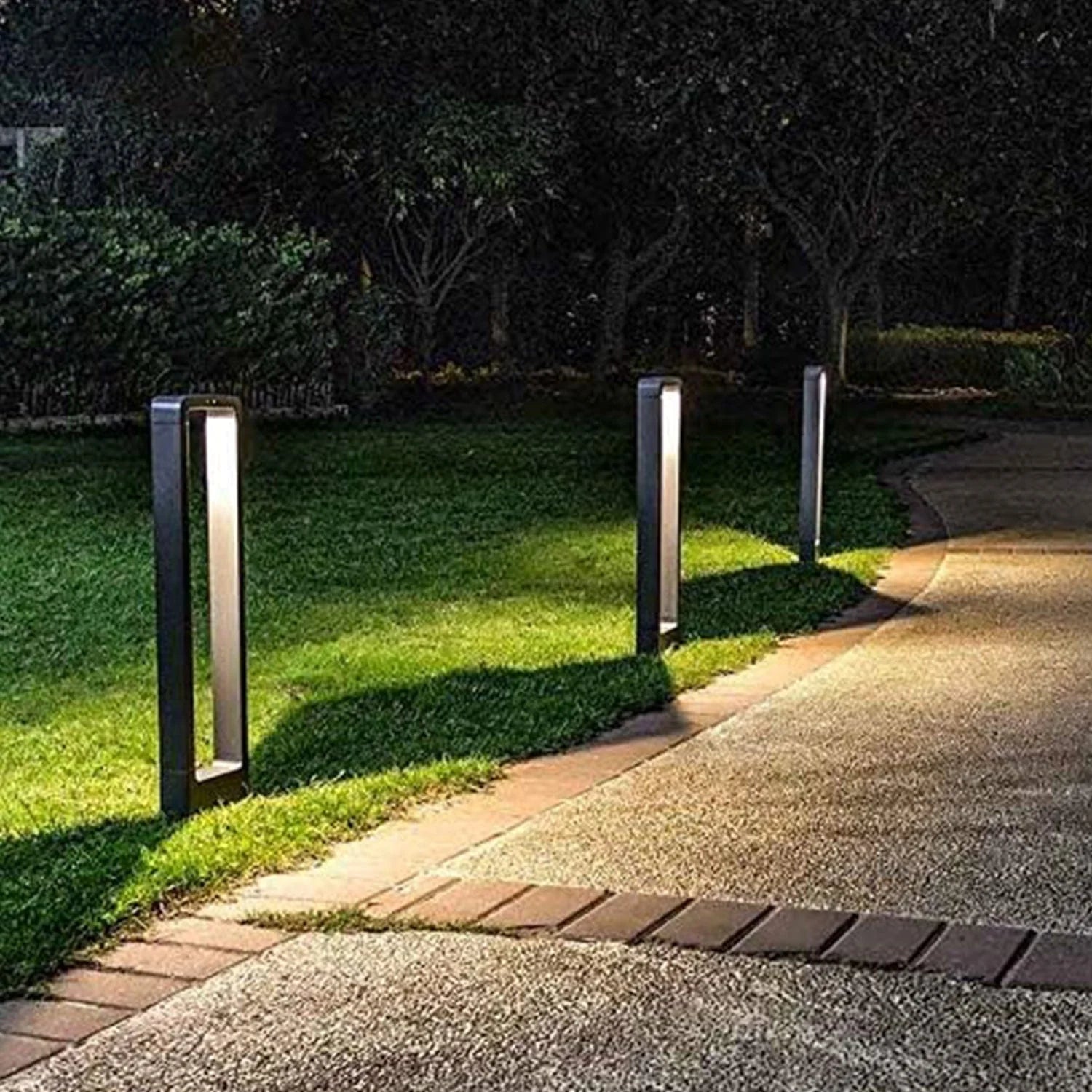 Zenith Beam Outdoor Bollard Light - For Garden, Pathways & Landscape Lighting