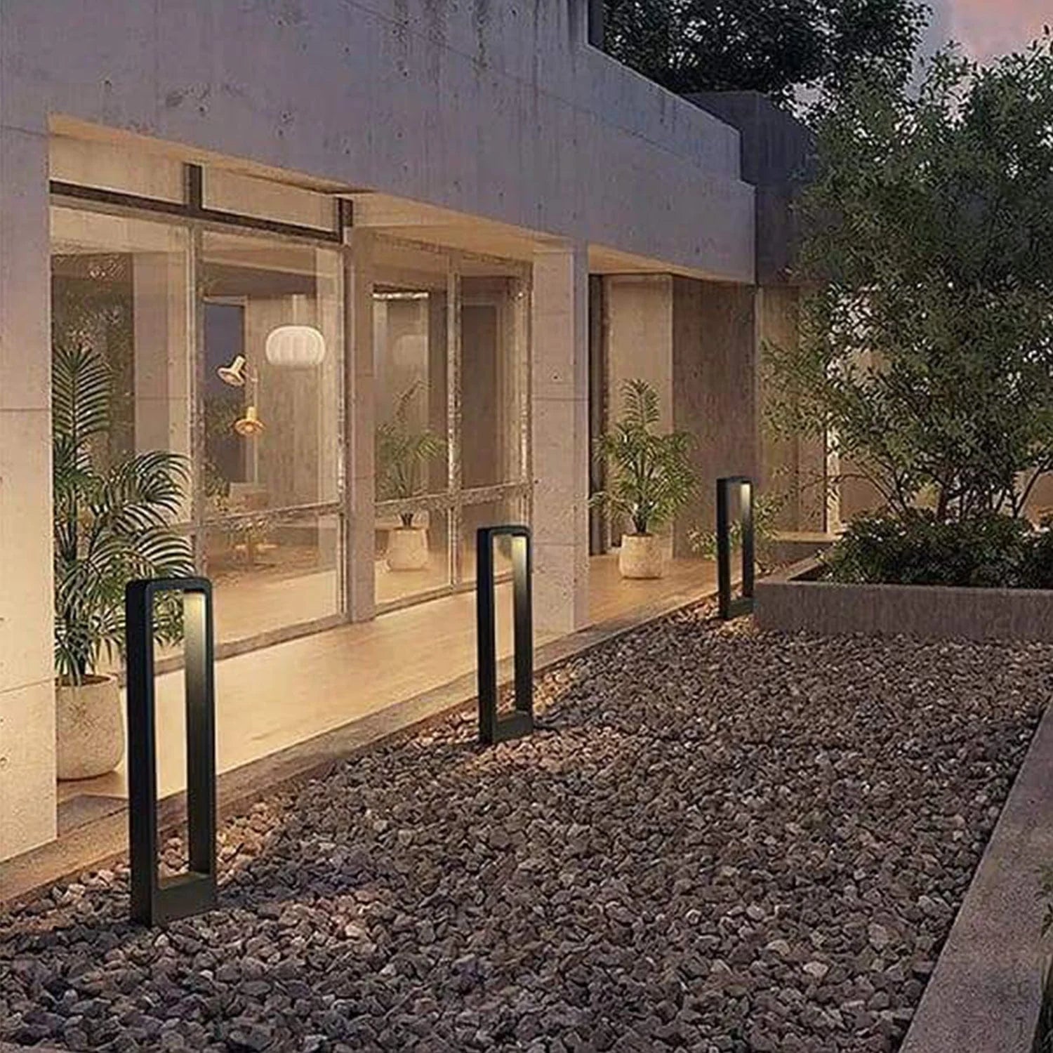 Zenith Beam Outdoor Bollard Light - For Garden, Pathways & Landscape Lighting