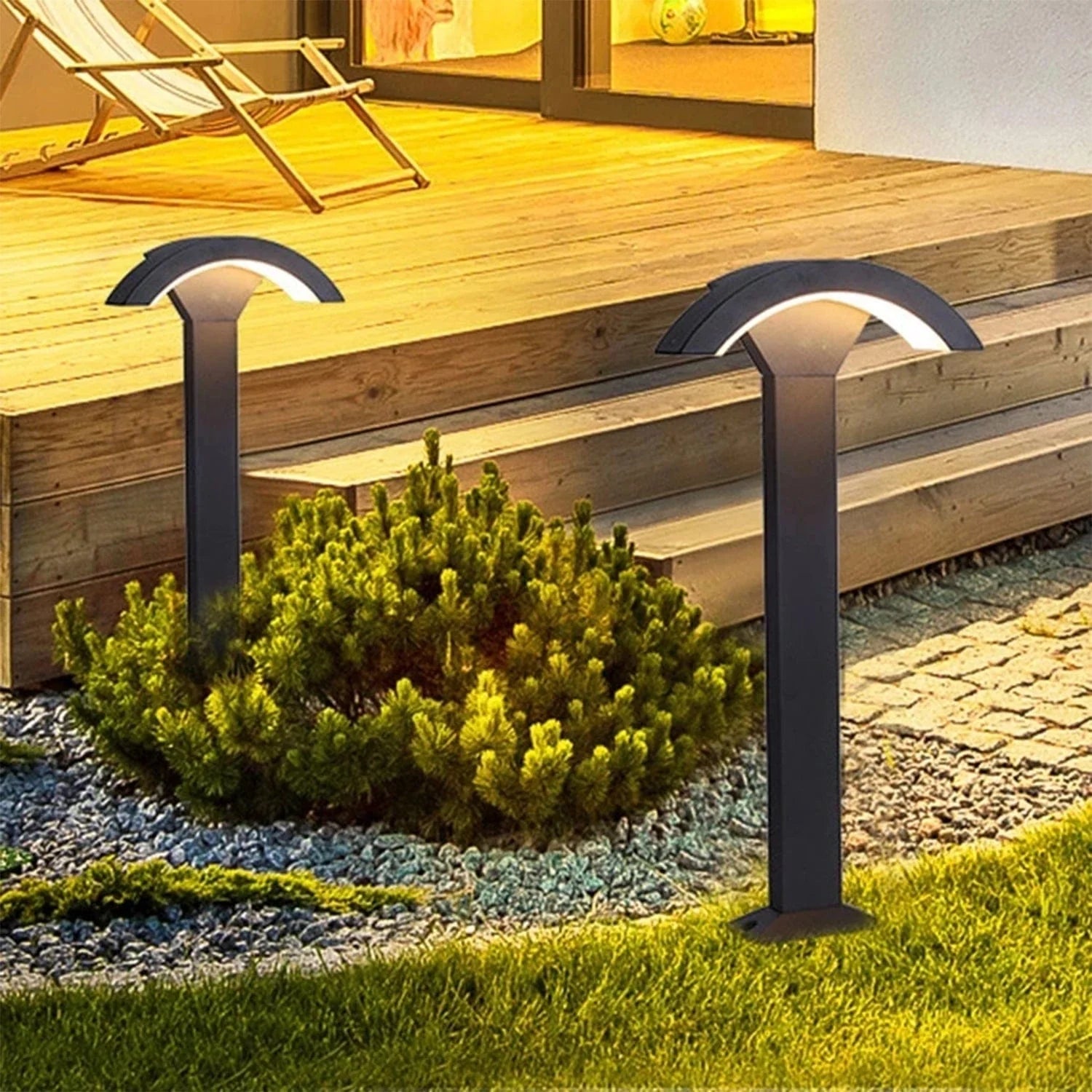 Skyline Lustre Outdoor Bollard Light - For Garden, Pathways & Landscape Lighting
