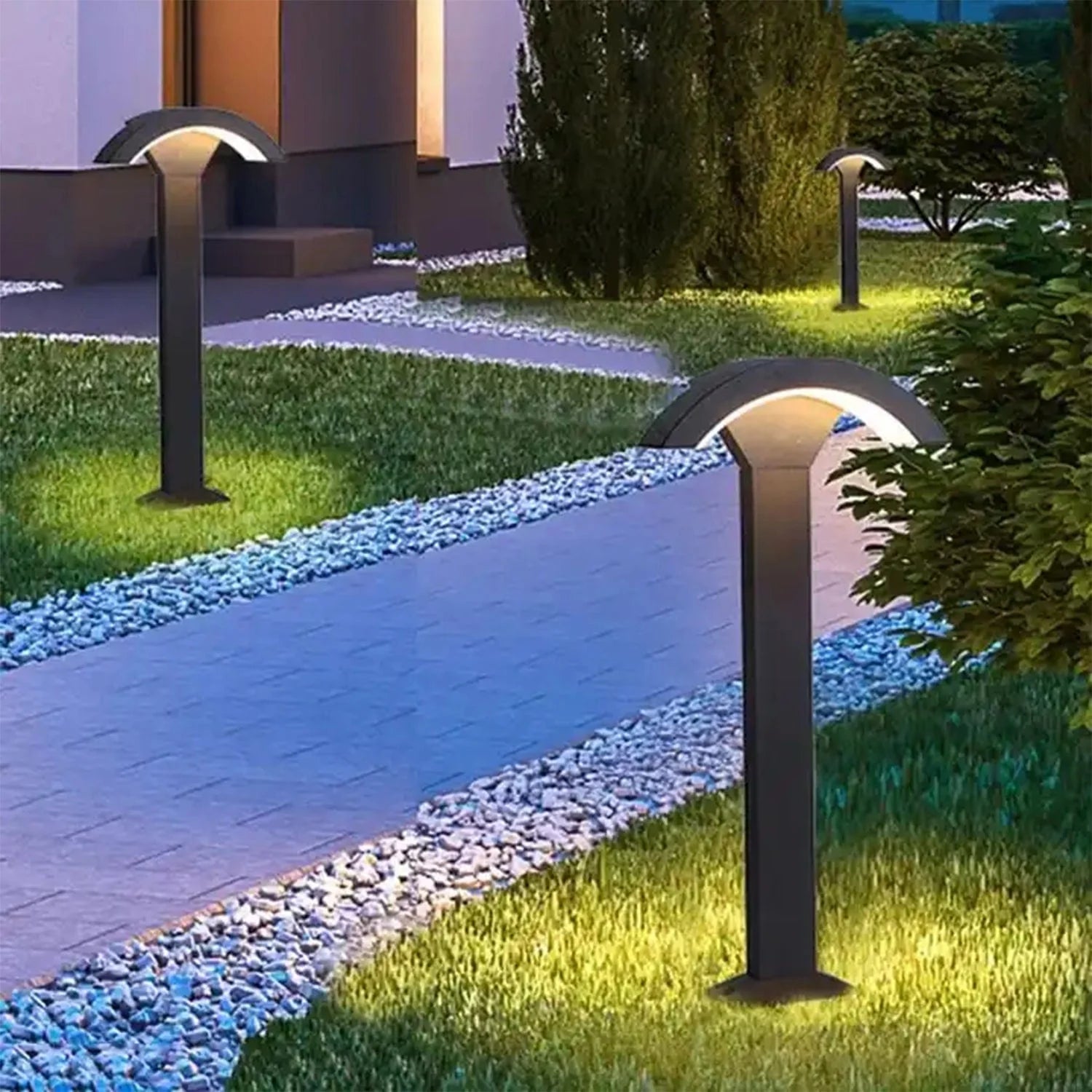 Skyline Lustre Outdoor Bollard Light - For Garden, Pathways & Landscape Lighting