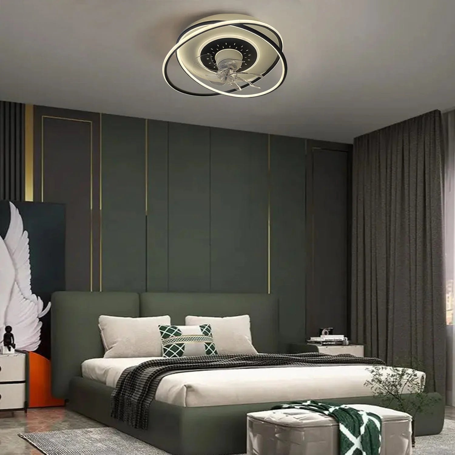 Radiant Breeze Chandelier Fan