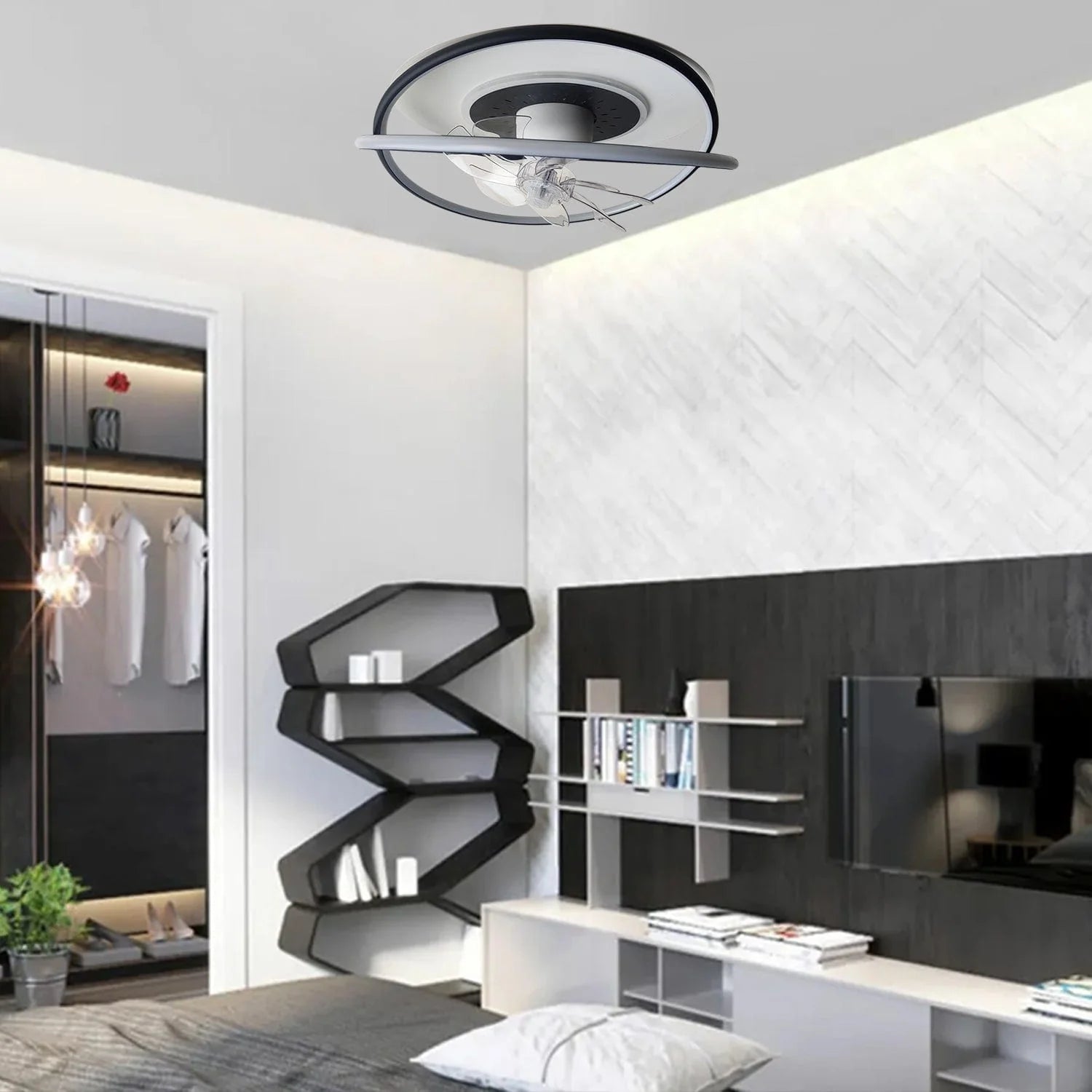 Radiant Breeze Chandelier Fan