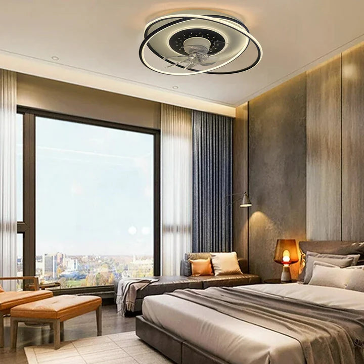 Radiant Breeze Chandelier Fan