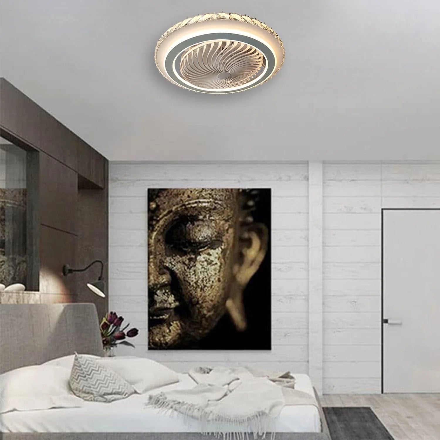 Breeze Bloom Chandelier Fan