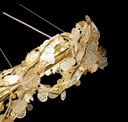 Snowy Crown Chandelier