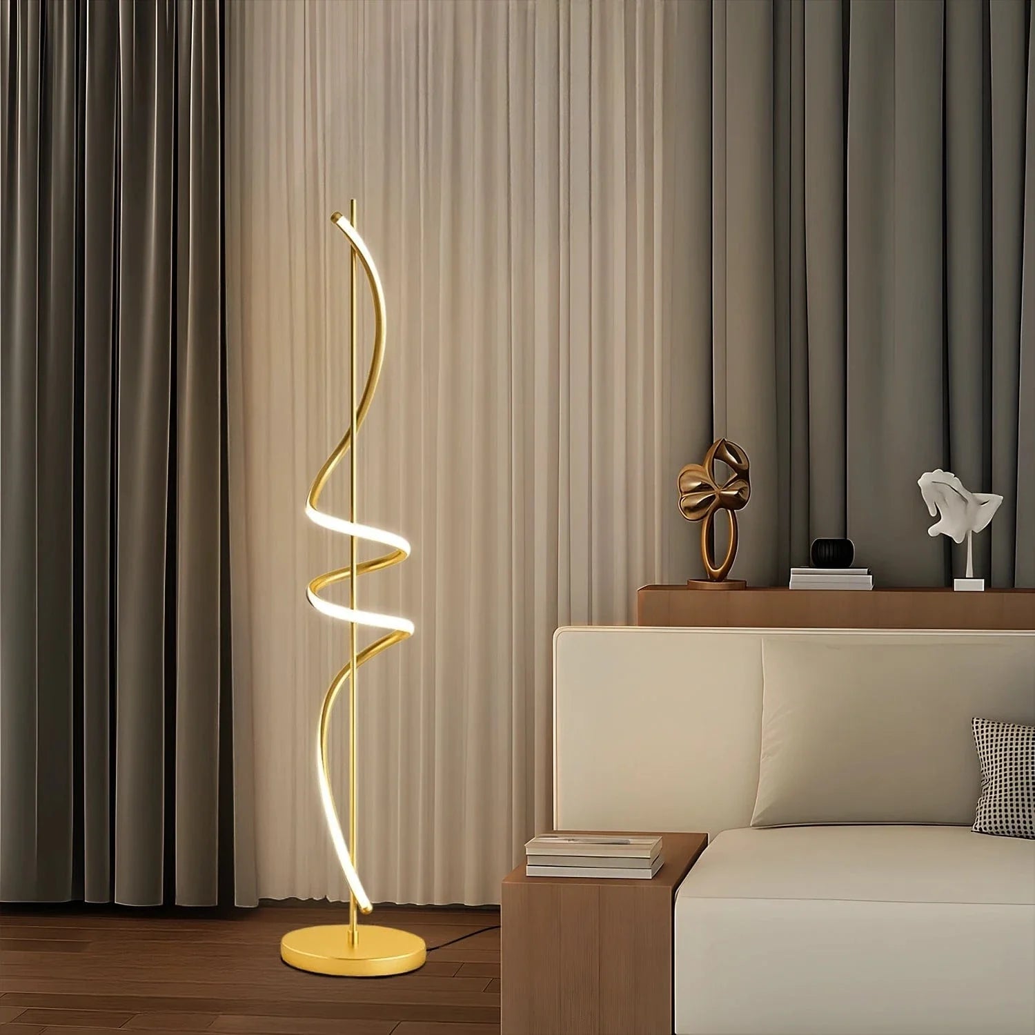 Solstice Swirl Floor Lamp