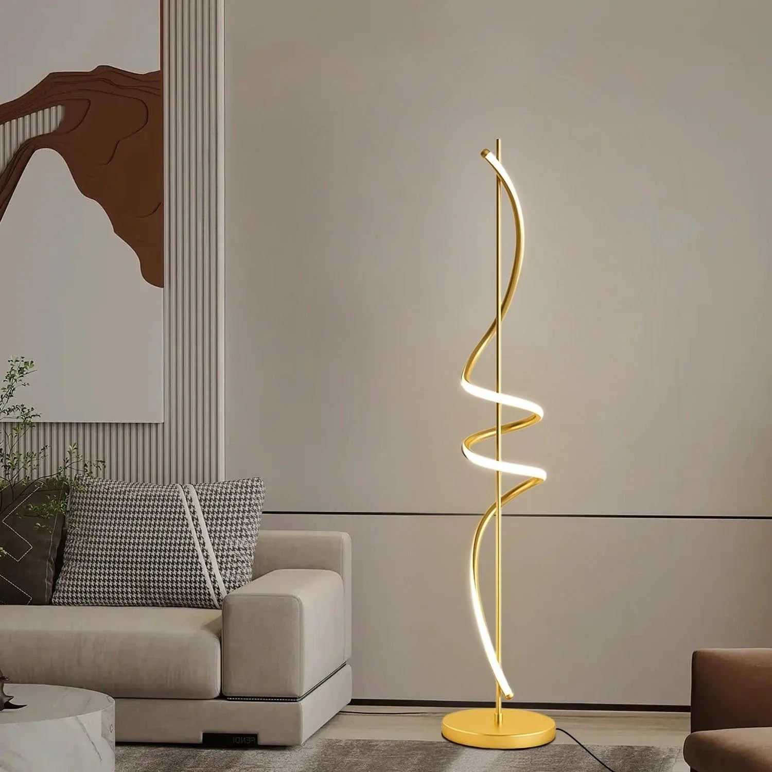 Solstice Swirl Floor Lamp