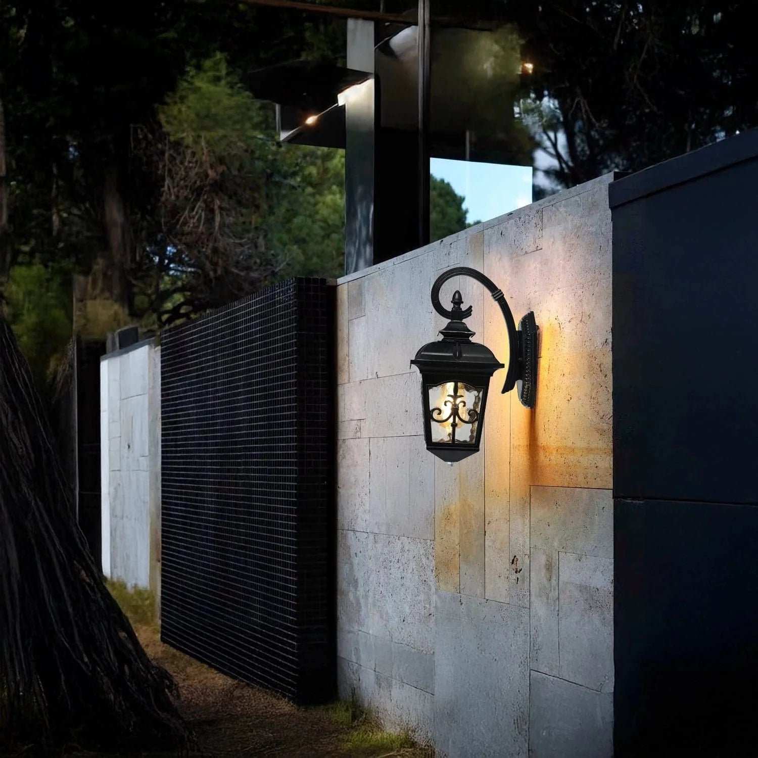 Castle Outdoor Gate Wall Light