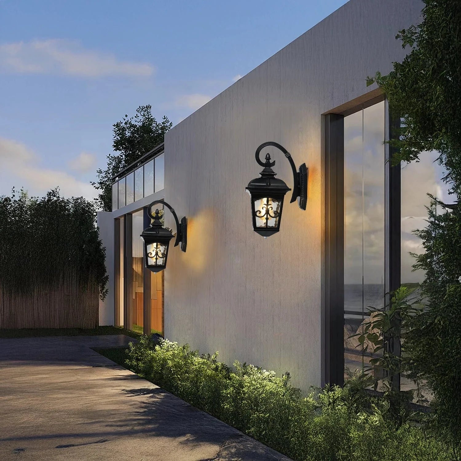 Castle Outdoor Gate Wall Light