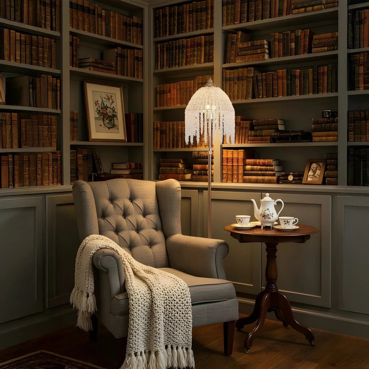 Golden Ivy Floor Lamp