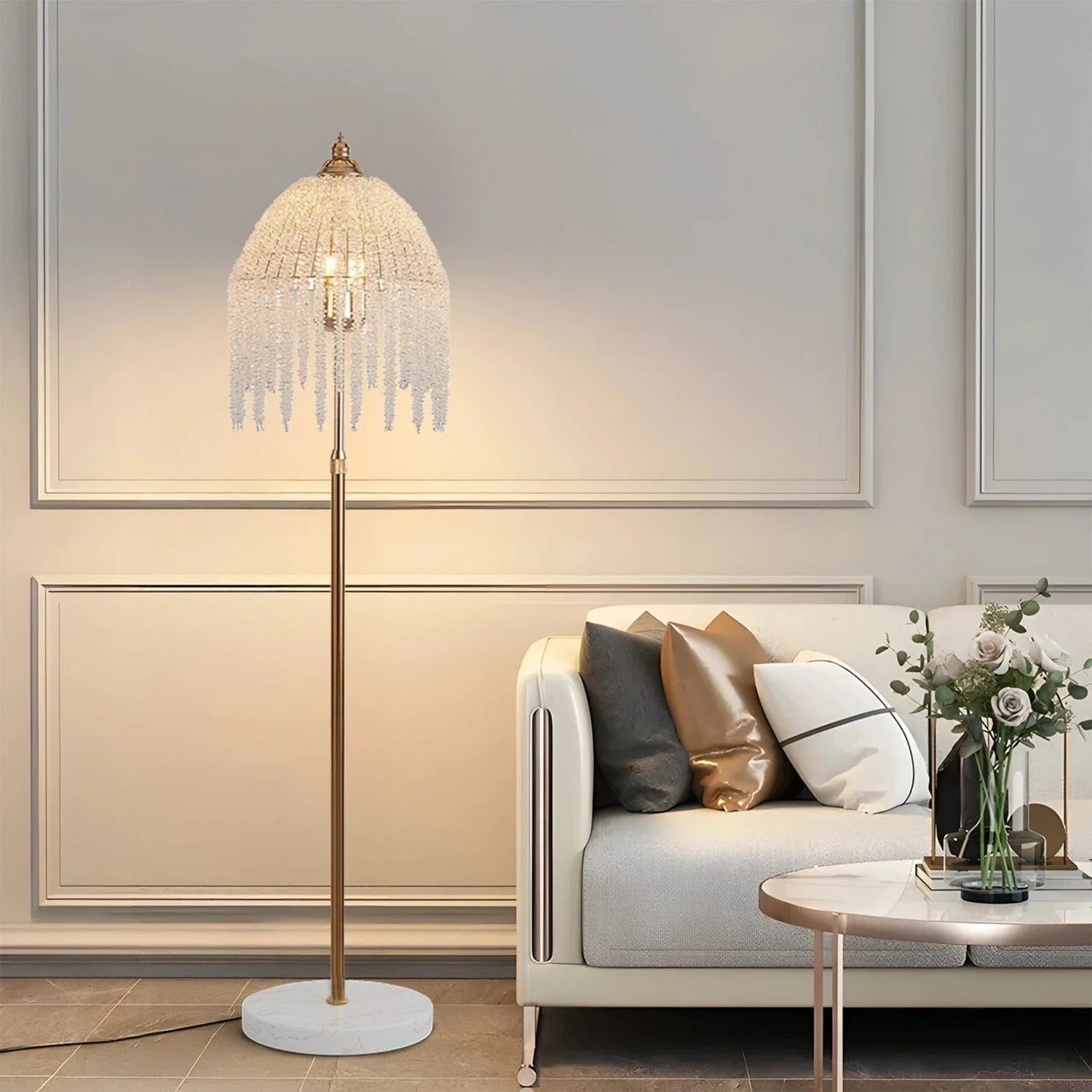 Golden Ivy Floor Lamp
