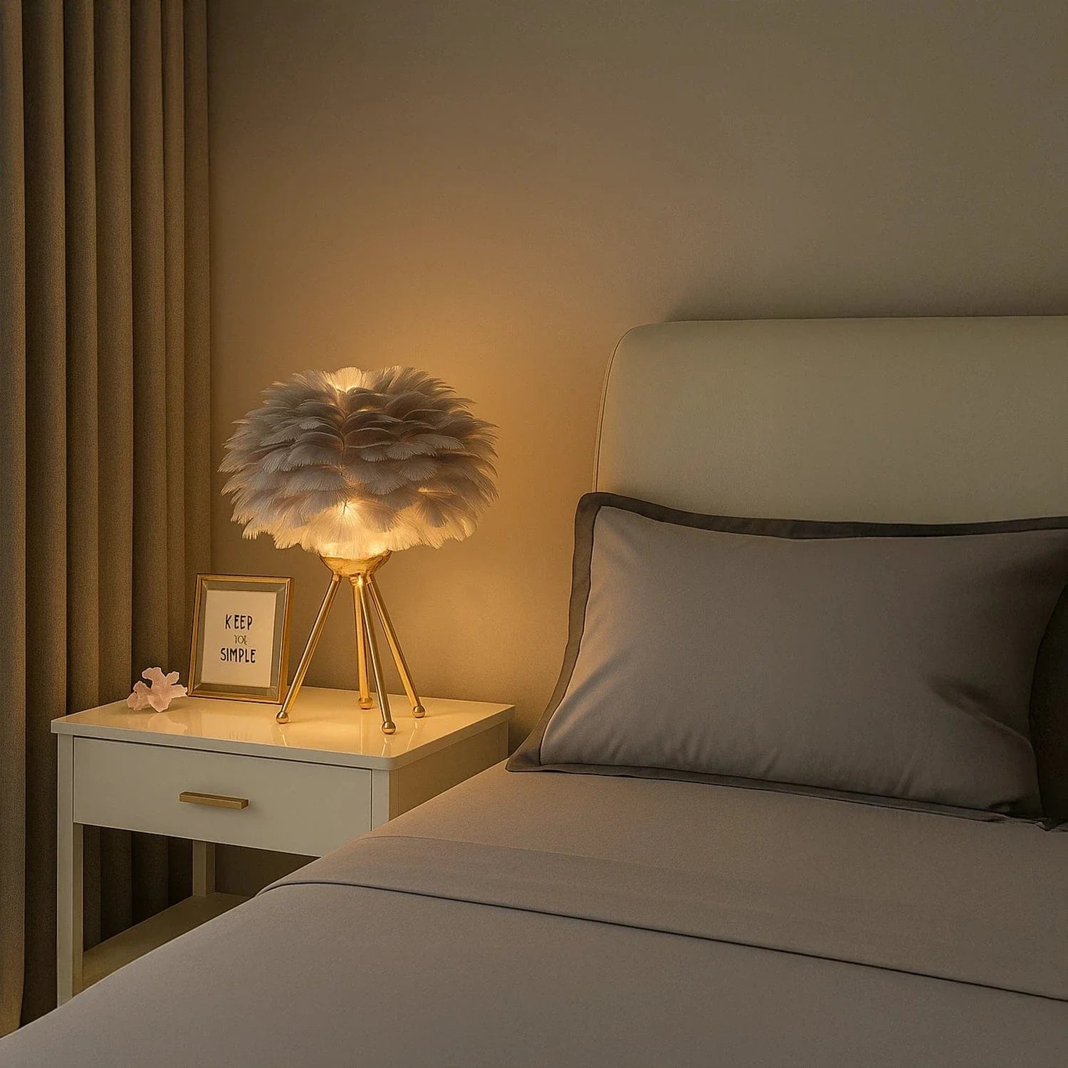 Ivory Drift Table Lamp
