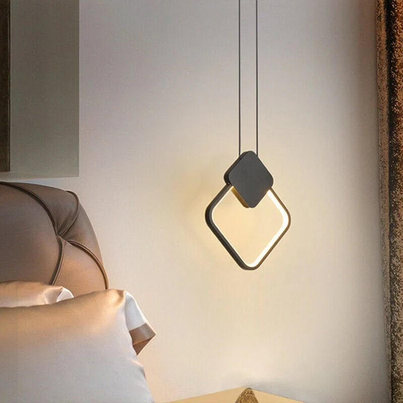 Modern Geometric Rhombus LED Pendant Light